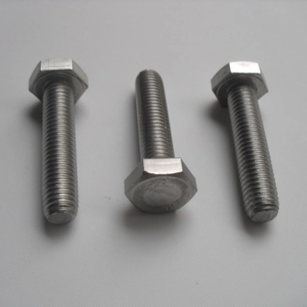 Factory Price DIN 933 Ifi ASME 304 316 Stainless Steel and 8.8 10.9 Grade Mild Steel Hex Bolt and Nut Screw Fastener