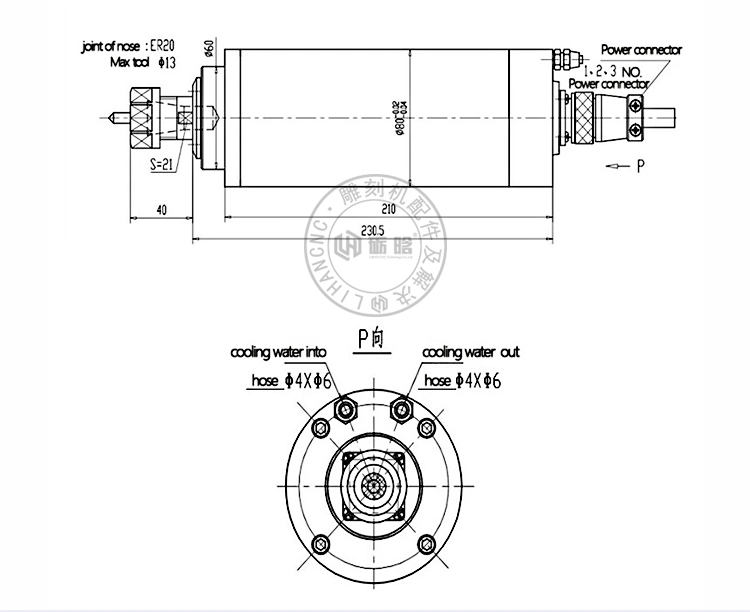 Cheap Price for CNC Router High Speed Spindle and VFD Inverter 2.2kw 220V Er20 24000rpm 400Hz Water Cooled Spindle Kits