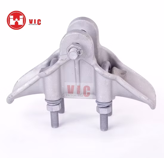 Collier de suspension de câble d'isolation thermoplastique pour ligne électrique aérienne LV Mv Hv Câble ABC