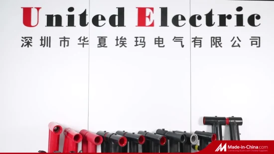 CJB30-630 11kV 12kV 15kV 24kV 25kV 25kv 33kV 35kV 36kV 40.5kV 630A Connecteur en T séparable blindé (Interface C) avec cosse de compression (Té avant)